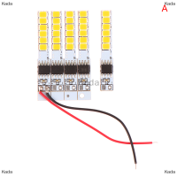 Kada 5ชิ้นไฟ LED แฟลชเทียนไดโอดบอร์ดโคมไฟ DIY เทียนเลียนแบบเปลวไฟ PCB อุปกรณ์ตกแต่งหลอดไฟ