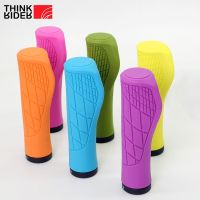 ThinkRider Bike Silicone handle cover 1Pair MTB Mountain road Bicycle Handlebar Grip Cover Anti-slip Strong Support Handlebars