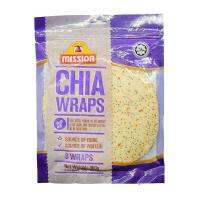 Mission CHIA 8 Wraps Source of Fiber 360 g