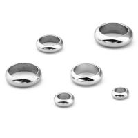 50pcs Stainless Steel Ball Crimps End Beads 2 3 4 5 6 7mm Stopper Spacer Components For Jewelry Making Findings DIY Accessories Beads