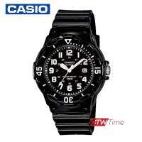 Casio Standard นาฬิกาข้อมือผู้หญิง สายเรซิ่น รุ่น LRW-200H-1BVDF (สีดำ)