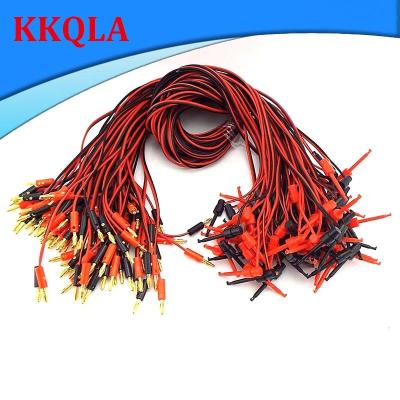 QKKQLA Wholesale 4mm Banana Plug to Test Hook Clip Testing Lead Cord Kit Cable for Multimeter Electronic Tools