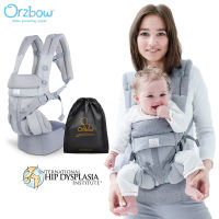 Orzbow Baby Carrier 4 In 1การออกแบบตามหลักสรีรศาสตร์สลิงสำหรับทารกแรกเกิด0-36เดือนตั้งแต่3.5กก. ถึง20กก. พร้อมฝาครอบกระจกหน้ารถ