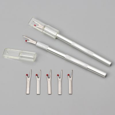 1Pcs Thread Cutter with 5Pcs Seam Ripper Unpicker Embroidery Remover Sewing Tools