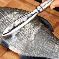 Kitchen Accessorie Stainless Fish Scales Scraping Graters Fast Remove Fish Cleaning Peeler Scraper Fish Bone Tweezers Tool Gadge