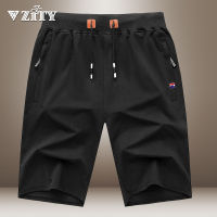 Mens Shorts High-quality Material Casual Comfortable Workout Shorts Drawstring Zipper Pockets Elastic Waist Running Gym Shorts