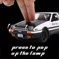 1:20 Scale Toyota AE86รถโลหะผสมรุ่นรถ Diecast Sound Light รถคนรักคอลเลกชันวันเกิดสำหรับเด็กของขวัญโลหะของเล่นเด็ก