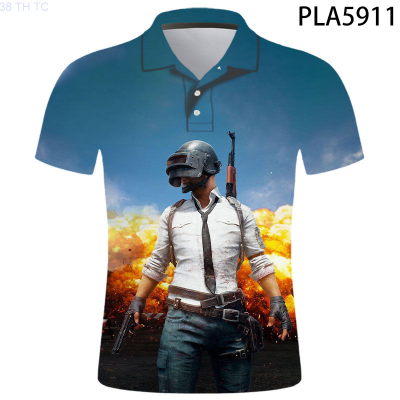 【high quality】  2020 New 3d Printed Ropa Men Camisas Game Pubg Cool Summer Short Sleeve Streetwear Shirts Fashion Casual Ropa De Hombre Tops