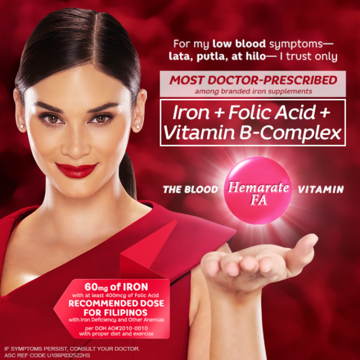 Hemarate FA Iron + Multivitamins Vitamin B Complex Folic Acid