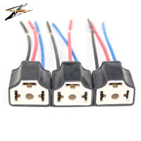 H4 9003 HB2เซรามิคผู้ถือหลอดไฟ Led สำหรับไฟหน้ารถหมอกโคมไฟ H4 Pigtail Plug Harness สำหรับ Led ไฟหน้า Connector Holder