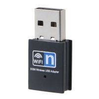 การ์ดเครือข่ายไร้สายทำงานชิปเซ็ต RTL8192EU อะแดปเตอร์ Wifi USB ขนาดเล็ก USB 2.0 WLAN Dongle 300M 802.11 N/g/b