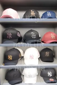 MLB Korea Unisex Denim Dia Monogram Boys Cap NY Yankees Navy