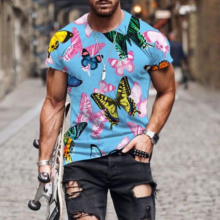 2022-new-fashion-exquisite-butterfly-pattern-harajuku-t-shirt-men-tshirt-tops-3d-print-hip-hop-streetwear-men-clothing-shirt-top