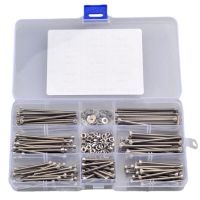 360pcs M3 Hex Socket Head Cap Screw Set Stainless Steel Hexagon Flat Round Cap Head Bolt and Nut Washer Screw Kit Assortment Nails  Screws Fasteners