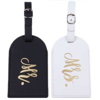 Mr&amp;Mrs Suitcase Luggage Tag Bag Pendant Travel Accessories Name ID Address Personalized VIP Invitation Label LT335