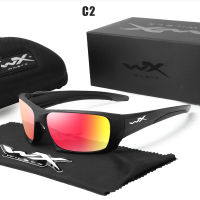 Wiley x 2021 Sports Sunglasses Men HD Polarized Sun Glasses TR90 Square Frame Reflective Coating Mirror lens UV400