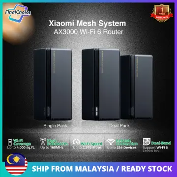 Xiaomi Mesh System AX3000 RA82, Mi Malaysia Warranty