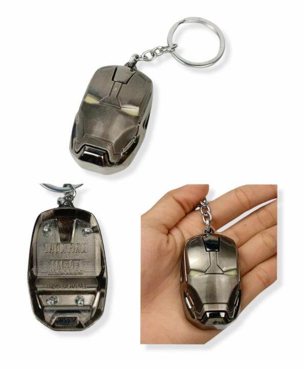 พวงกุญแจเหล็กไอรอนแมน-ironman-steel-keychain