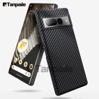 Tanpaile กันกระแทกบางพิเศษเคสสำหรับ Google พิกเซล7 7A 8 Pro ฝาครอบป้องกันคาร์บอนไฟเบอร์เนื้อสัมผัสนุ่มเคสคาร์บอนรองรับชาร์จไร้สาย