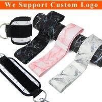 Booty Bands Resistance Bands Fitness Cable Ankle Straps Support Padded Barbell Squat Pad Foam Gym Crossfit Workout Custom Logo Exercise Bands