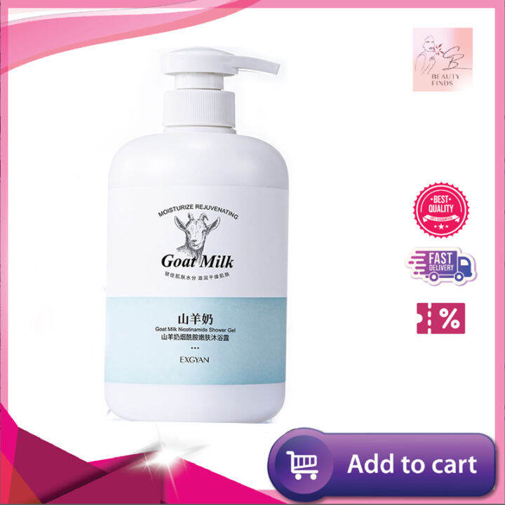 Choice Beauty Whiening body wash Goat milk shower gel 500ml whitening shower gel body care