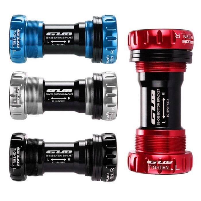 GUB C68 Ceramic BB Crankshaft 68/73mm Thread Type BSA Crankshaft