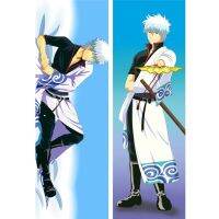 (ปลอกหมอนเท่านั้น) ดีไซน์ใหม่ GINTAMA Dakimakura ที่คลุมหมอนลายอนิเมะ Sakata Gintoki ปลอกหมอนร่างกาย