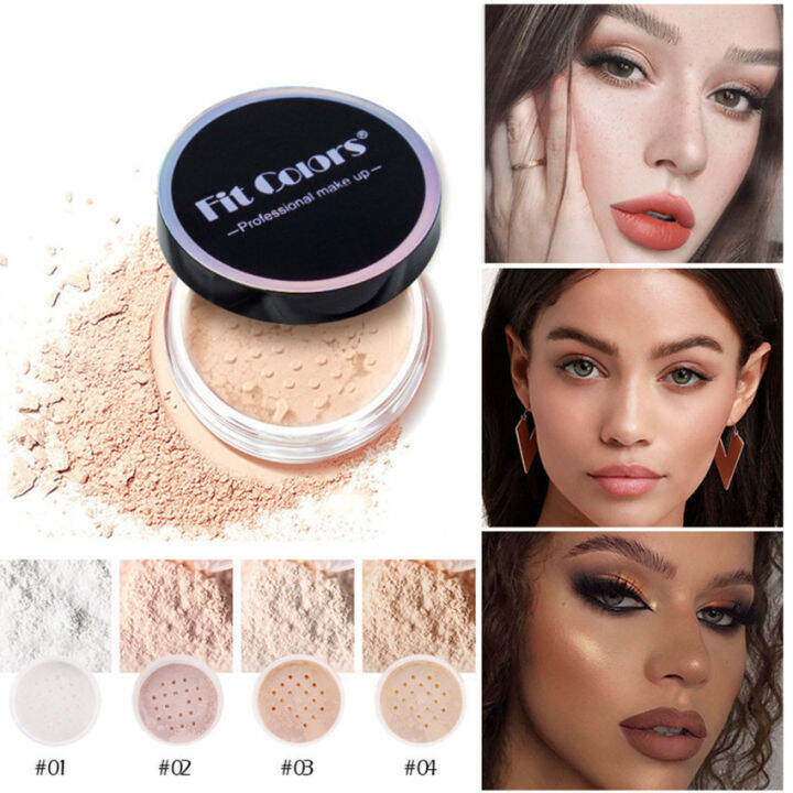 Makeup Sunscreen Loose Powder OilControl Face Setting Powder Matte