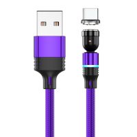 AUFU สายแม่เหล็กที่ชาร์จไฟรวดเร็ว USB 1ม. 2ม. 3ม. แม่เหล็กสายเคเบิลชนิด C แม่เหล็กที่ชาร์จไฟไมโครยูเอสบี Samsung Xiaomi สายสำหรับ iPhone ข้อมูล