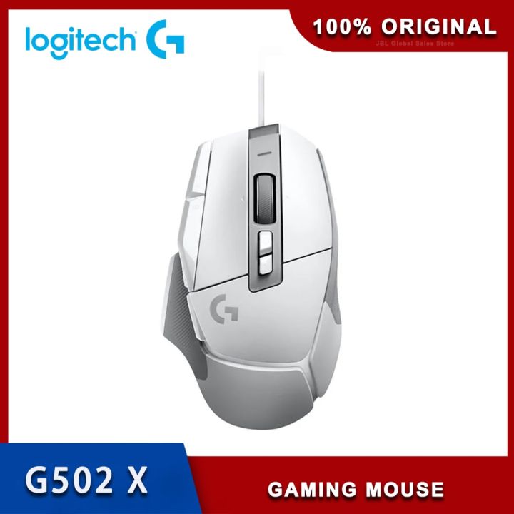 Logitech G502X Wired Gaming Mouse Lightforce Hybrid Optical-Mechanical ...