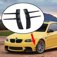 2Pcs Universal For BMW Audi Mercedes Benz Accessories Front Bumper Fender Air Intake Flow Canard Splitter Decorative Cover