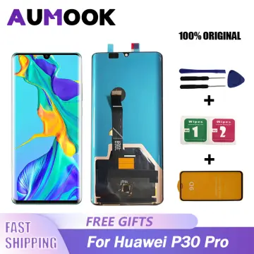 6.47 P30 Pro Display Screen Replacement for Huawei P30 Pro VOG-L29 VOG-L09  Lcd Display Digital Touch Screen with Fingerprint
