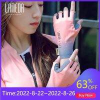 （ At） LAMEDA 2022ถุงมือขี่จักรยานระบายอากาศป้องกันการลื่นป้องกันเหงื่อถุงมือครึ่งนิ้ว MTB ถุงมือตั้งแคมป์เดินป่าถุงมือรถจักรยานยนต์