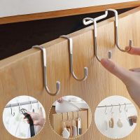 Kitchen Bathroom Cabinet Door Back Type Non-marking Door Back Hook Coat Hook S-type Hole-free Hook