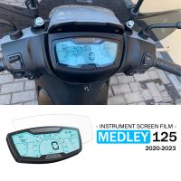 สำหรับ Piaggio Medley 125อุปกรณ์เสริมแผงหน้าปัดรถจักรยานยนต์ปกป้องหน้าจอแผ่นฟิล์มกันรอยขีดข่วน Medley125 2020 - 2023