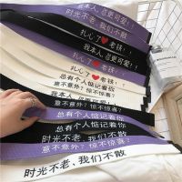 ☊ Female ins jeans belt joker embroidery belt double loop fastener boy contracted rolling canvas belt belt South Korea