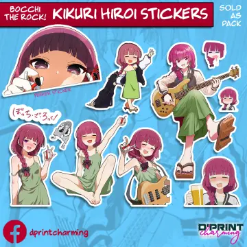  50Pcs Manga BOCCHI The Rock! Stickers for Kids