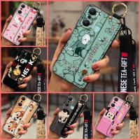 Phone Holder Cute Phone Case For infinix X6825/Hot20 Play Cartoon Cover Fashion Design Soft Lanyard New TPU Anti-dust