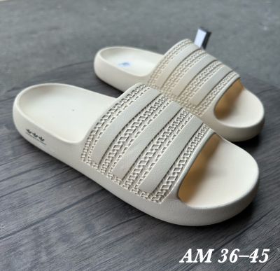 รองเท้าแตะแบบสวมADILETTE AYOON SIZE.36-45 EU รองเท้าแตะ ดำ รองเท้าแตะสวม รองเท้าแตะสำหรับผู้ใหญ่ รองเท้าแตะผู้ชาย-ผู้หญิง น้ำหนักเบา AMC010