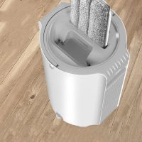 Hand wash free flat mop scraper scraper household lazy wood floor mopping artifact rotary mop bucket dry and wet