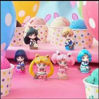 20Th Anniversary 6 Sailor Moon Ice Cream Candy Base Box Egg Car Decoration 【AUG】