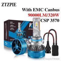 ❒ ZTZPIE-A luz de névoa do farol carro conduziu a lâmpada 3570 poder superior 320W 9006 6500K HB3 HB4 9005 H1 H7 H4 H11