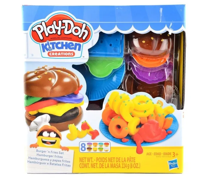 play doh kitchen burger party