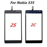 สำหรับ Nokia Lumia 535 N535 CT2S1973 CT2C1607หน้าจอสัมผัส Digitizer เซ็นเซอร์แผงกระจกด้านนอก