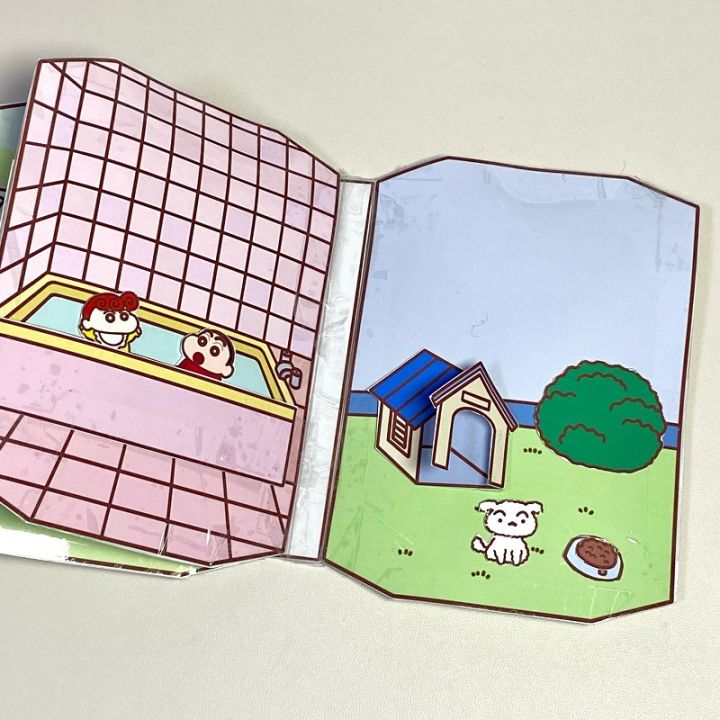 smilewil-crayon-shin-chan-book-family-สมุดทำมือชินจัง-ตุ๊กตากระดาษ-ของเล่นชินจัง-สมุดกระดาษ-บ้านชินจังจอมแก่น-amp-ครอบครัว-diy