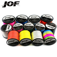 JOF สายเบ็ดตกปลาแบบเกลียว18-88lb ตกปลาคาร์พลวดสายตกปลา Multifilament 8เส้น4เส้น