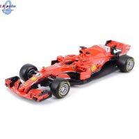 Bburago 1:43 2018ทีม Ferrari SF71H #5 #7 F1รถแข่งรถฟอร์มูลาแบบคงที่รถหล่อตายโมเดลรถของเล่นสะสม