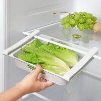 Creative Refrigerator Fresh Keeping Storage Box Drawer Egg Carton Retractable Food Storage Bracket Container Household Organizer