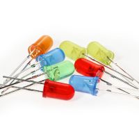 60pcs/set 5mm LED Diode Assorted Kit White Green Red Blue Yellow Orange F5 Light Emitting DIY Led Lights Diodes Electronic Kit Electrical Circuitry Pa