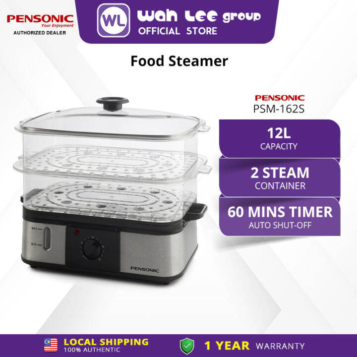 Pensonic Food Steamer (12L) PSM162S PSM162S，pengukus makanan，蒸锅 WAH